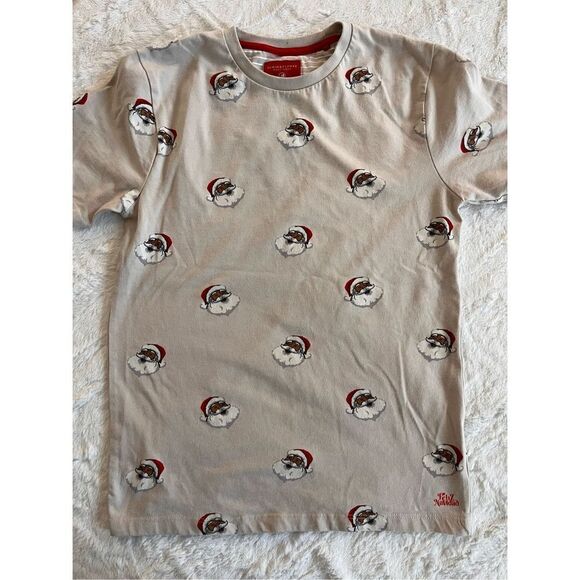 Denim & Flower Santa Shirt 11/12 - Picture 1 of 5